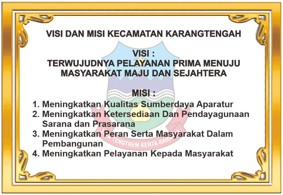 Visi dan Misi Kecamatan